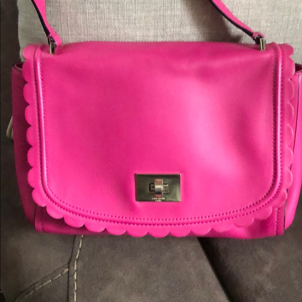 Kate Spade Scalloped Sweetheart Pink Handb…